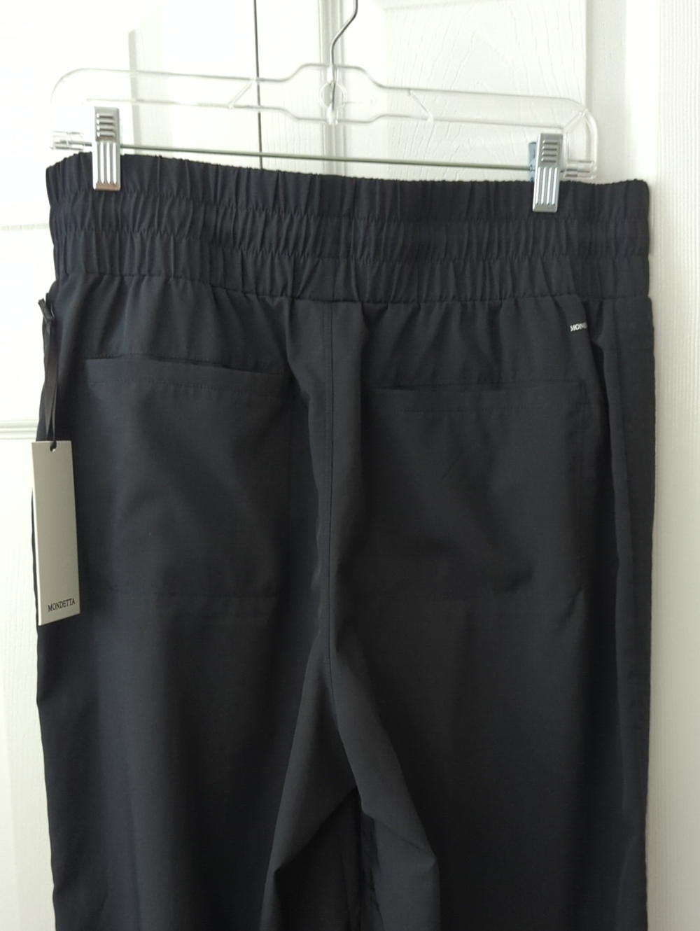 NWT! ~MONDETTA~ FABULOUS BLACK WIDE LEG PANTS-L - Picture 8 of 13